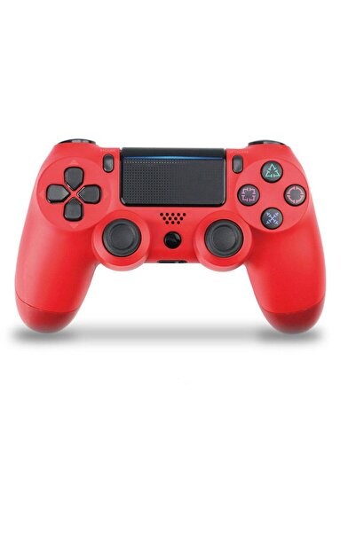 MATECHNO Kablosuz Titreşimli Oyun Kolu Kırmızı Joystick Oyun Kolu