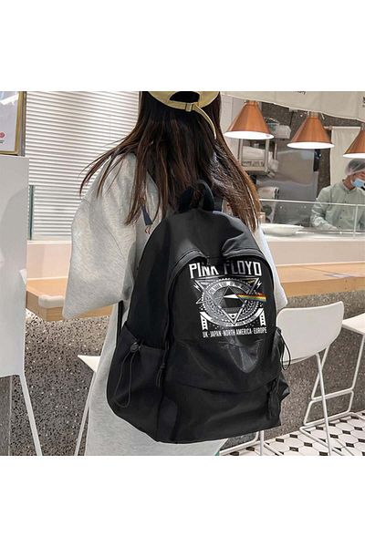 Aesthia Σακίδιο πλάτης Unisex με στάμπα MINGALONDON Pink Floyd