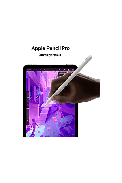 Apple MXPN3TU/A iPad Mini 7 128 GB Wifi+Cellular Tablet Uzay Grisi