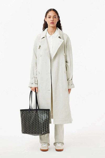 Lacoste Zely Women's Monogram Black Shoulder Bag
