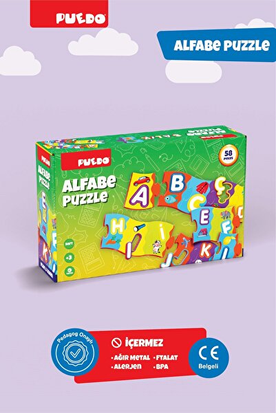 PUEDO Türkçe Alfabe Puzzle