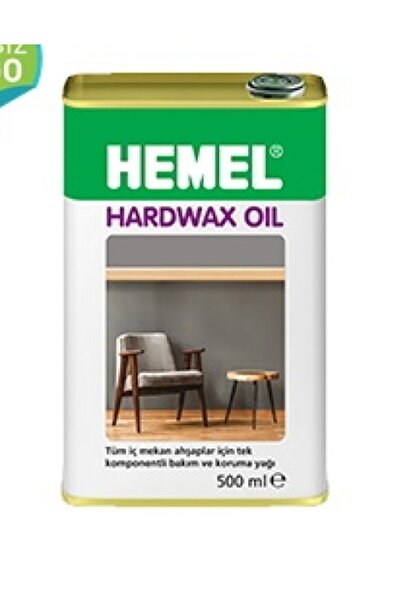 Genel Markalar Hardwax Oil 0,500 Litre Doğal Yag Bazlı Koruma Şeffaf Renk