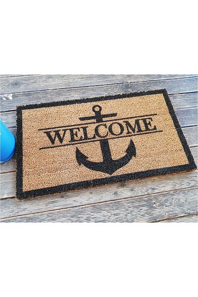LAMONETA Welcome Anchor Sea Themed Koko Mat