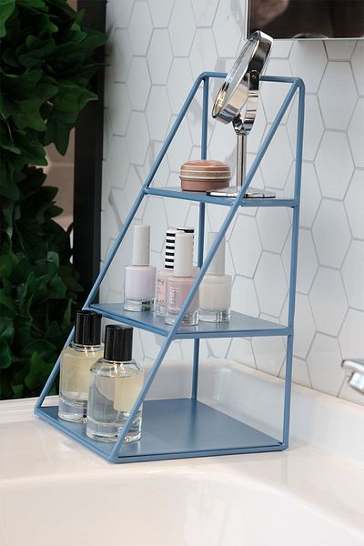 Rarart Concept Blue Pyramid 3 Tier Metal Organizer - Ράφι πολλαπλών χρήσεων - Stardust