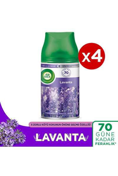 Air Wick Oda Kokusu Freshmatik, Otomatik Sprey Makine Yedek Lavanta 250 ml x ...