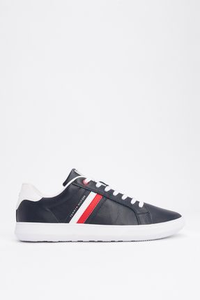 Tommy essential leather sneaker clearance