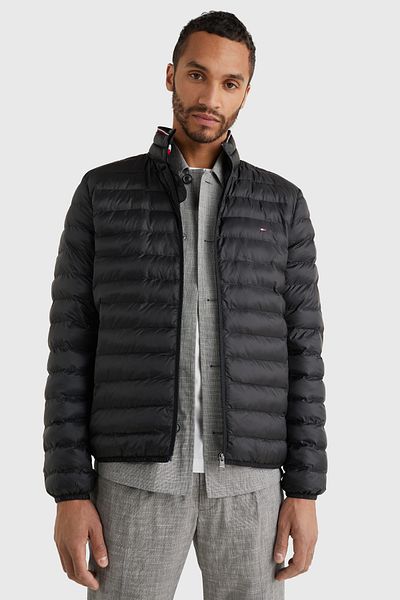 Tommy Hilfiger Černý pánský kabát – model Mw0Mw18763Bds