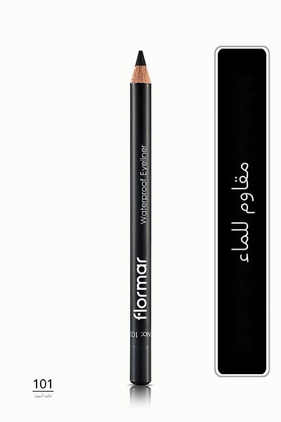 Waterproof Eye Liner with Matte Finish (BLACK) - Waterproof Eyeliner - 101 Black Ice -8690604109012