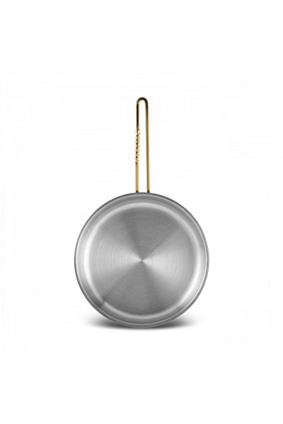 Karaca 14 cm Gold Steel Pan - Machete Induction Base