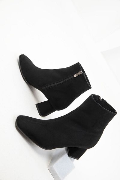 SOHO Suede Γυναικείες Μπότες Μαύρες - 19994 Model Bootie