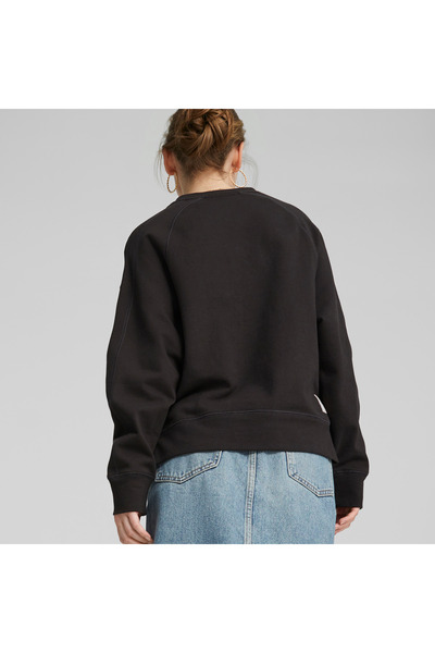 Puma Siyah Baskılı Sweatshirt 62164701