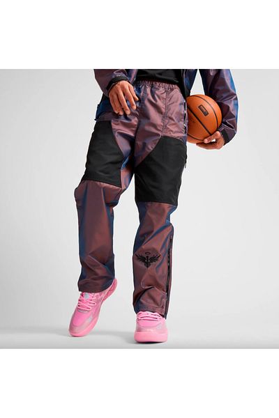 Puma MELO IRIDESCENT Υπεριώδες υφαντό παντελόνι