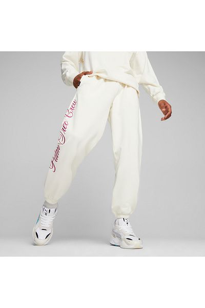 Puma X Ptc Unisex White Sweatpants