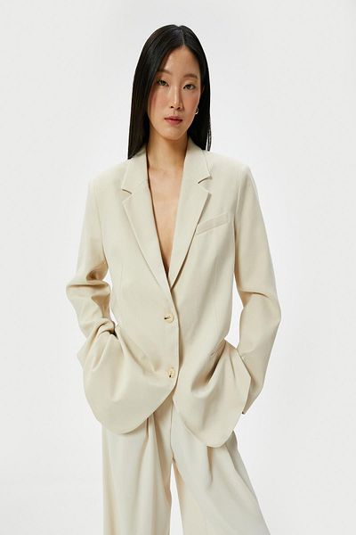 Koton Stone Women's Jacket 4Sak50023Pw