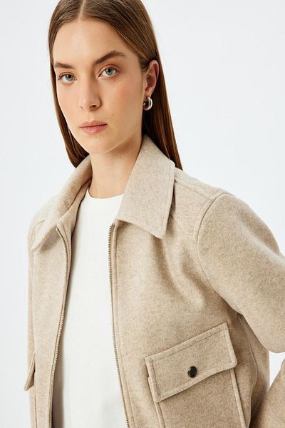 Koton Mink Women's Jacket 5Wak20352Ew
