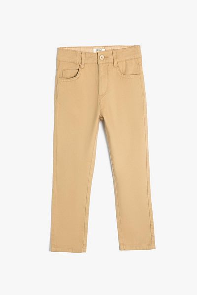 Koton Kids Kamelhaar-Jeans für Jungen 4WKB40005TW