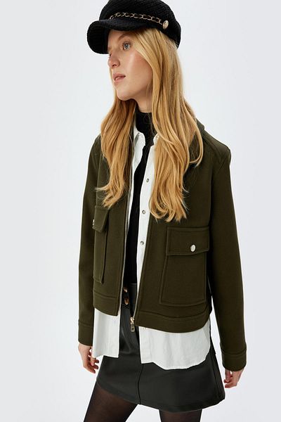 Koton Γυναικείο μπουφάν 5WAK20355EW Model Khaki
