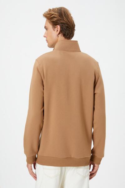 Koton Camel Hair Men's Sweatshirt 4Wam70024Mk