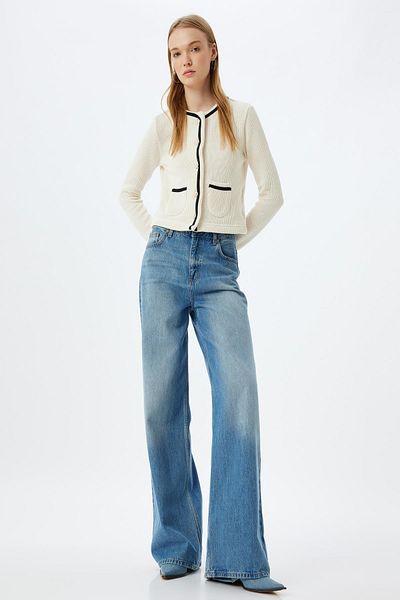 Koton 5Wal90033Ik Model Ecru Women's Cardigan