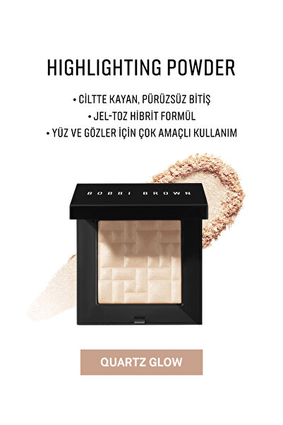 BOBBI BROWN Highlighting Powder Inci Pigmentli Aydınlatıcı Pudra - Quartz Glo...