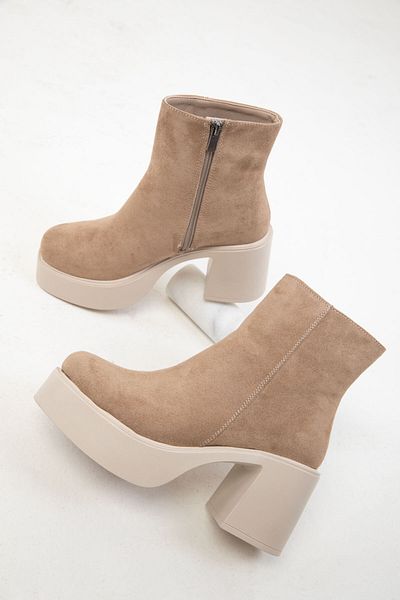 SOHO Damenstiefel aus Nerz-Wildleder – Modell Bootie 19986
