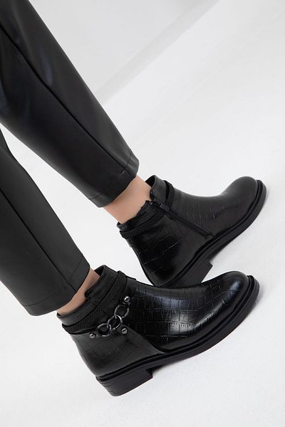 SOHO Krako Μαύρες Γυναικείες Μπότες - 19554 Model Bootie