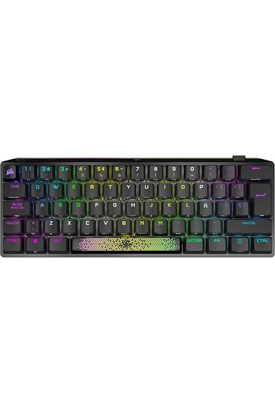 Corsair لوحة مفاتيح ميكانيكية للألعاب K70 PRO Mini Wireless RGB بنسبة 60%