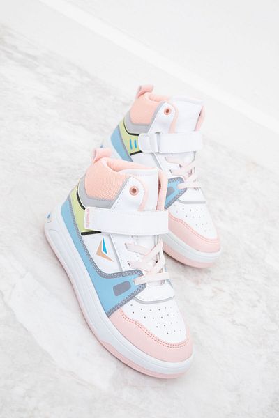 SOHO Παιδικό Unisex Sneaker σε σκόνη-λευκό-μπλε 19608