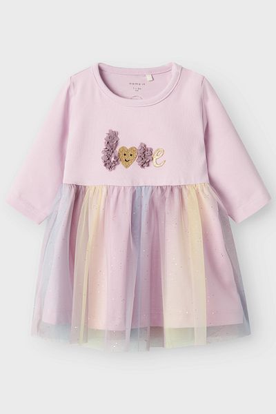 name ıt Mädchen Kleid Lila