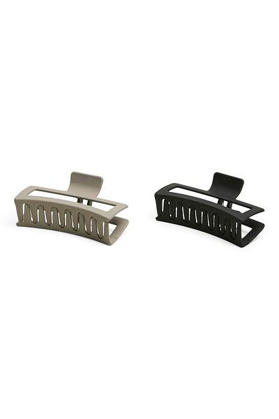 PIECES Hairshark für Damen – 2er-Pack, Styling-Design, Größe 13 cm