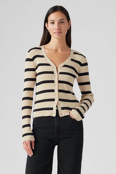Levi's Tulipán Cardigan - Redwood Stripel