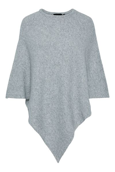 PIECES Lurex Poncho in Form von Fortuna – 102 x 83 cm, 266 g