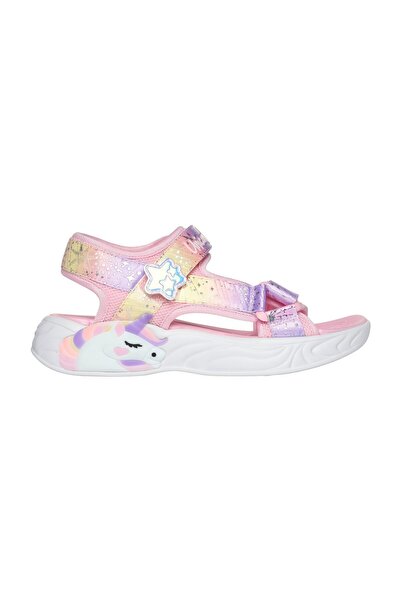 SKECHERS Sandale roz pentru copii