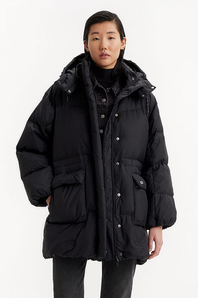 Levi's Western Bubble Middy Kaviár