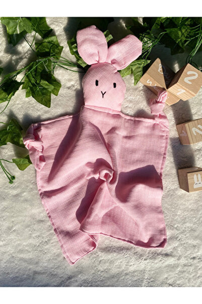LusnikaStore Çocuk & Bebek Uyku Arkadaşı Sevimli Tavşan Pembe