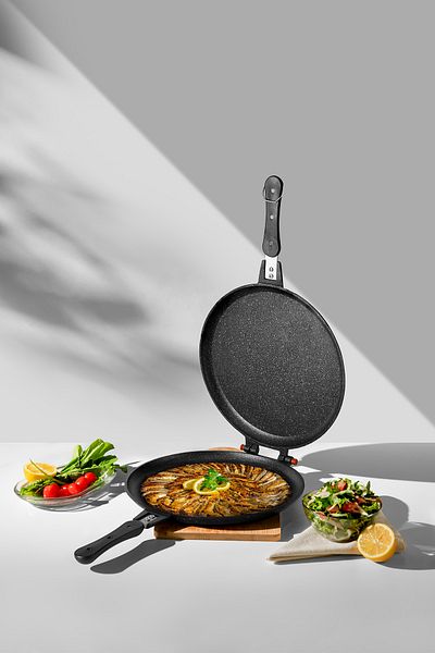 Nehir 30 Cm Cast Aluminum Fish anD Pastry Pan