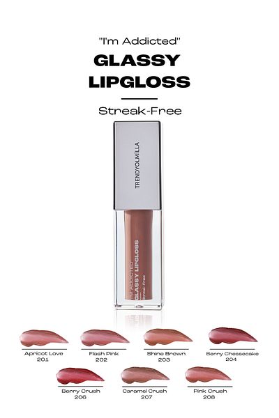 Trendyolmilla Beauty Extra glänzender, glänzender, brauner Lipgloss – ohne Streifen, TKZAW25DP00000