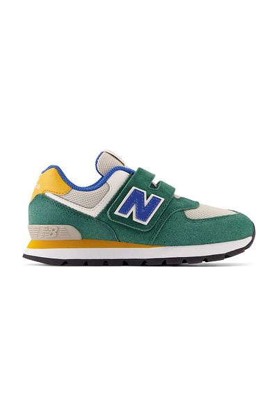 New Balance Dětské boty Scarpa Pv574 - černé arktické šedé semišové / síťované boty na životní styl
