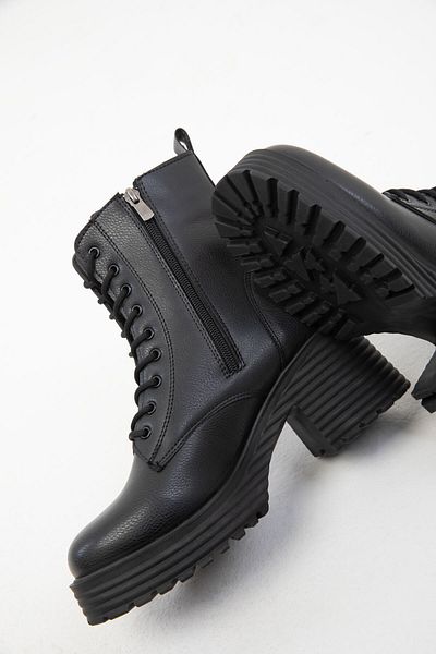 SOHO Black Matte Women's Boots & Booties 18476