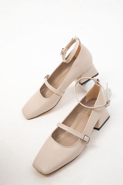 SOHO Beige Classic Women's High Heels - 19782