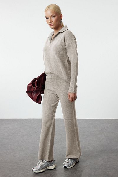 Trendyol Collection Polo nyakú puha kötöttáru szett - TWOAW25AU00016