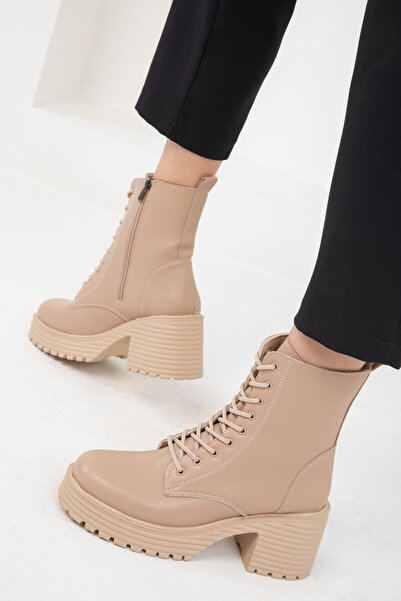 SOHO Nude Kadın Bot & Bootie 18476