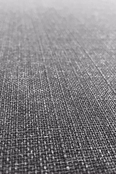 OnyxHome Paris Linen Background Curtain Anthracite Single Wing (Pleatless)