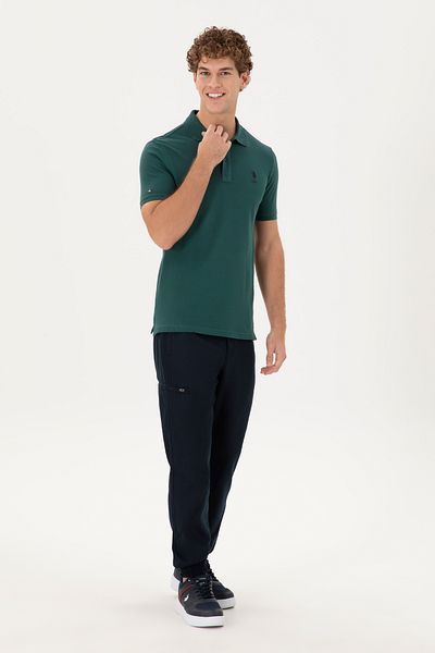 U.S. Polo Assn. Men's Navy Blue Canvas Trousers 50291175-Vr033