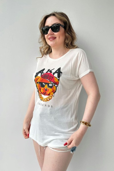 MaziButik Aka T-shirt Cream