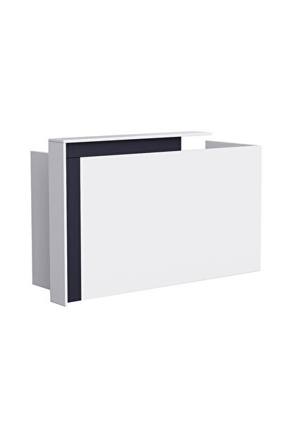 Mahmayi Zelda 26R001 Modern Reception Desk - White