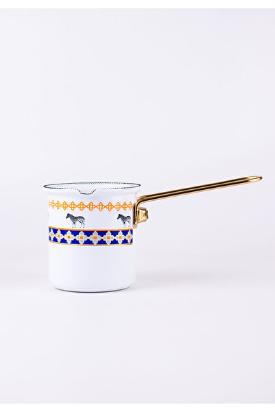 EMAYlab Jaolu Enameled Coffee Pot with Zebra Pattern (Can Be Used on All Stoves)