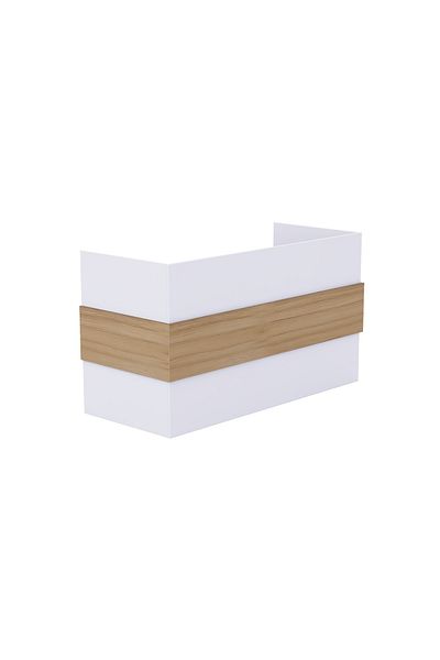 Mahmayi White-Coco Bolo RD-1 Reception Desk 180 cm