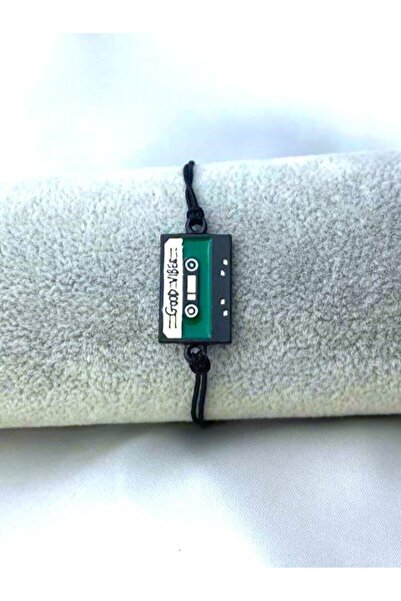 Herşey Nota Good Vibe Yazılı Teyp Kaseti Kaset Bileklik Kaset Çalar Ayarlanab...