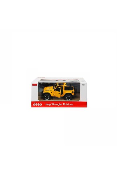 Sunman Rastar 1:14 Jeep Wrangler Rubicon Remote Control Car 16096 Yellow
